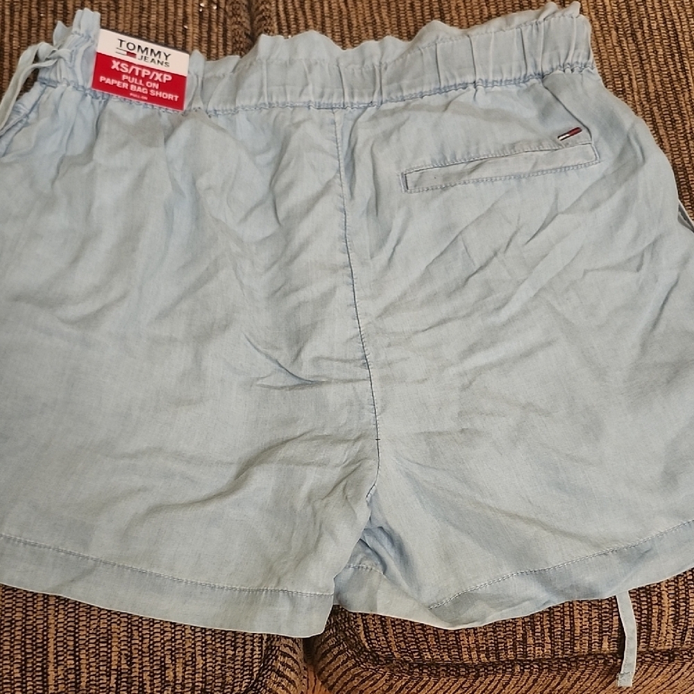 Tommy Hilfiger Blue Flat Front Shorts